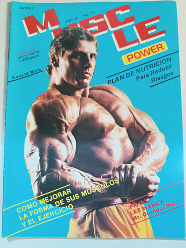 Revista Muscle Power # 13 Ronald Mata