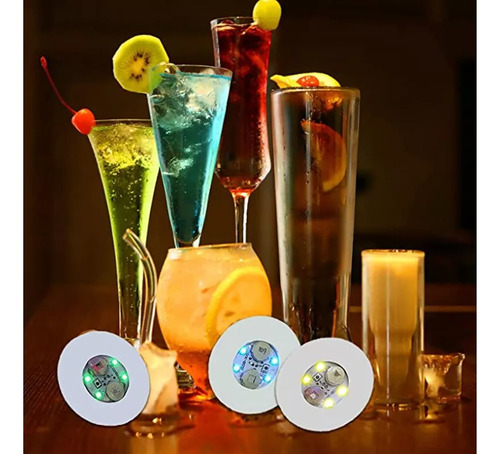 90 Luces Glorificadoras Para Botellas, Pegatinas Led, Posava