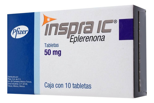 Inspra Ic Tableta 50 Mg, 10 Tabletas
