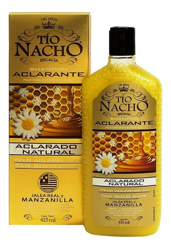 Champú Tío Nacho Aclarante Natural Jalea Real Y Manzanilla