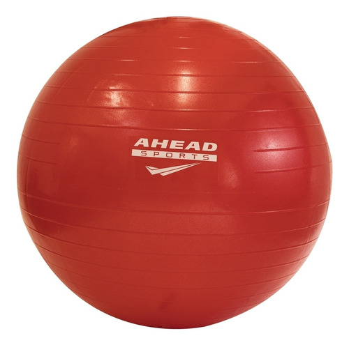 Bola De Pilates 55cm Ahead Sports As1225a Vermelha