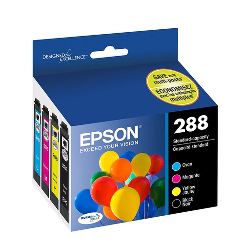 Epson T288120-bcs Durabrite Ultra Capacity Color Combo Pack
