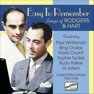 Easy To Remember - Rodgers & Hart (cd)
