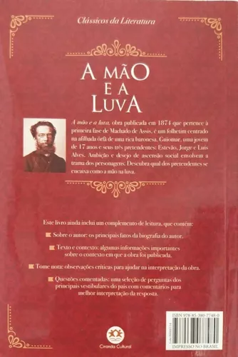 A mão e a luva - clássico da literatura brasileira