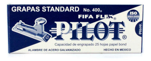 Grapas Standard Fifa Flex 26/6 No. 400 Pilot 5040 Grapas 