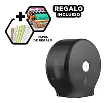 Comprar Pack5 Contenedor Practico De Papel Negro Y+papel De Regalo
