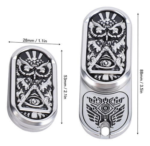 Juguete Metálico Fidget Slider Para Adultos, De Aleación De