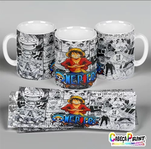 Caneca 325ml Anime One Piece Personagens Nakamas