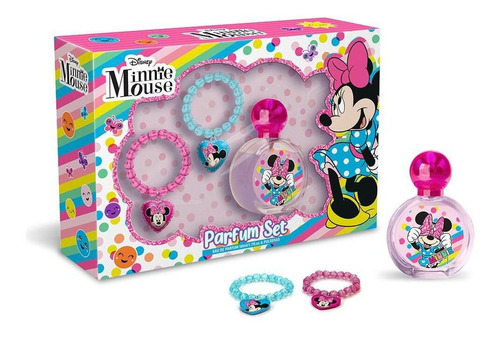 Set De Fragancias Minnie Gelatti 50 Ml+2 Pulseras+stickers 