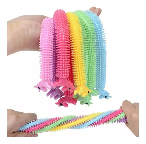 10 Pulseras Pop Its Sensorial Juego Para Niños Elastica