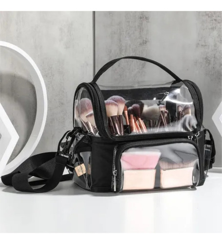 Bolsa De Maquillaje Pvc Transparente Para Viajes Organizador