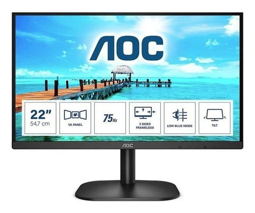 Monitor Aoc Full Hd Hdmi/vga 22 