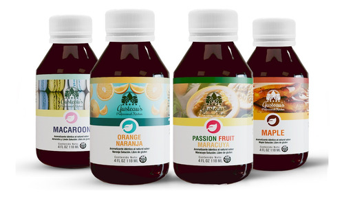 Combo, 4 Emulsiones Exclusivas Gusteau's® Para Pastelería