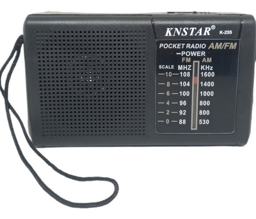 Radio Portatil Dos Bandas Am Fm Modelo K-255 Funciona A Pila