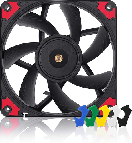 Ventilador Pc Noctua Nf-a12x15 Pwm 120mm Chromax.black.swap