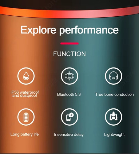 Audífonos Bluetooth Conducción Ósea Lenovo Thinkplus X3 P