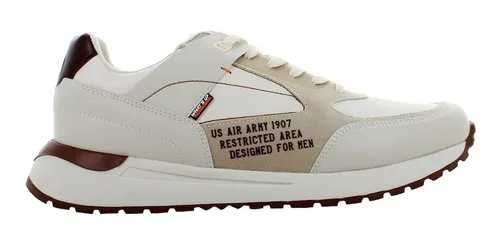 Up Tenis Beige/gris/cafe/blanco Para Hombre 787