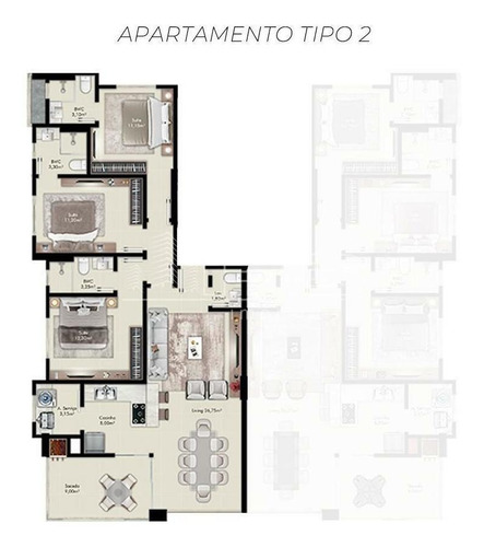 Imagem 15 de 15 de Stella Maris Residence - 3 Suites Itapema - 3576