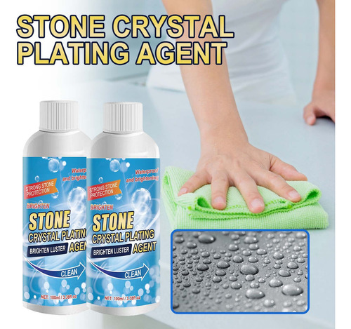 Agente De Revestimiento De Cristal De Piedra G 2pc Kitchen Q