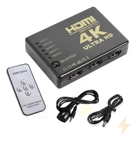 Switch Hdmi 3 A 1 - 4k Con Control