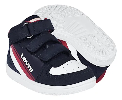 comprar Tenis Niño Levi´s 0409050824 Simipiel Azul 13-16