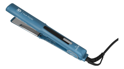 Chapinha de cabelo GA.MA Italy Starlight W&L Blue Titanio 3D azul e cinza 110V/220V