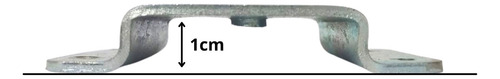 4 Pé Palito 75cm Pernas Moveis Rodinha Chapinha Reta Metal Cor Amêndoa Marrom Claro