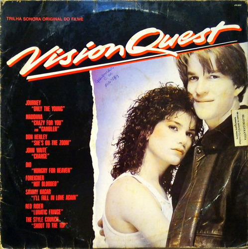 Vision Quest Lp 1989 Trilha Sonora Filme Dio Madonna 10877