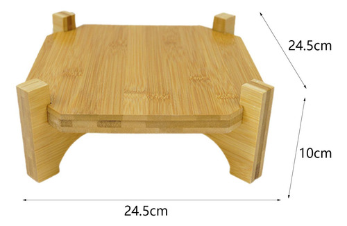 Dispensador De Bebidas De Madera 24,5 Cm X 24,5 Cm X 10 Cm