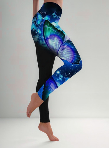 Pantalones De Yoga Con Estampado De Moda L Para Mujer, Talla