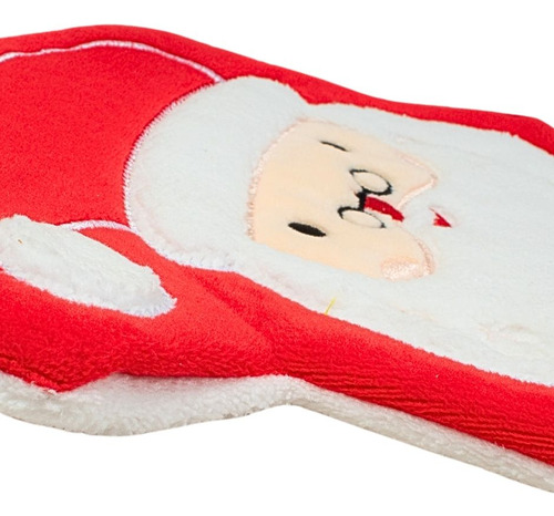 Toalla Para Manos Suave Y Absorbente. Diseños Navideños Color Santa Santa Claus