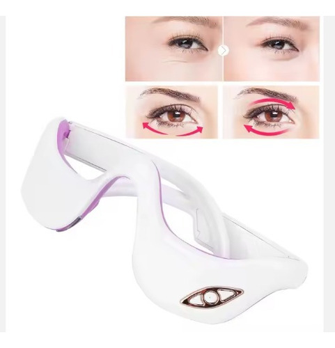 Masajeador De Ojos 3d, Gafas Para Ojeras Y Ojos Hinchados Blanco