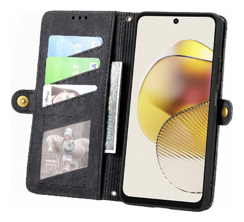 Funda Abatible Para Motorola Edge 50 Fusion A Prueba De De