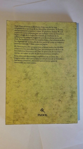 Imagen 2 de 8 de Libro Diccionario Zen Autor Wood