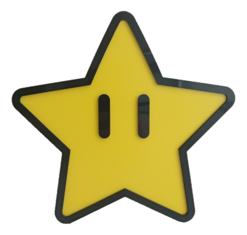 Lampara Estrella Mario Bros / Estrella Luminosa Mario Bros