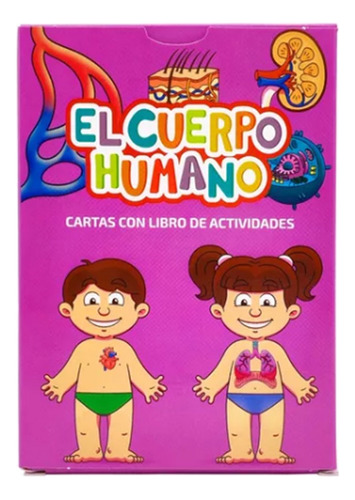 Juego De Cartas Cuerpo Humano + Libro Actividades