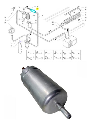 Electrobomba De Alimentacion Nueva Daily Iveco 93828642