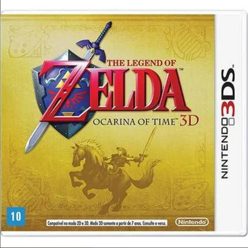 The Legend Of Zelda Ocarina Of Time Seminovo 3ds (Usado)