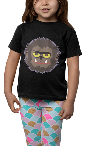 Playera Niña Niño Estampada Halloween Personajes Hombre Lobo