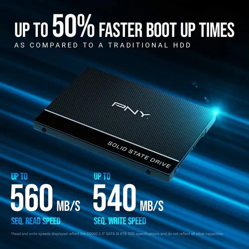 Pny Cs900 250gb 3d Nand 2.5 Sata Iii Internal Solid Stat...