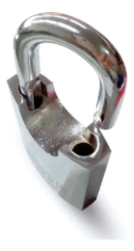 2 Candados De Seguridad Acero Anticizalla Anticorte 40mm Plateado