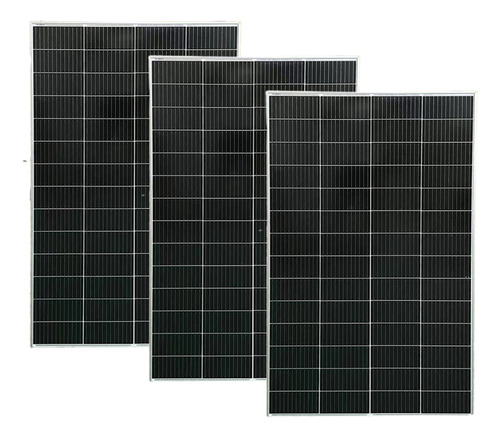 Painel Solar 260w Fotovoltaico Ztroon Ztp-260 3 Unidades Cor Preto Voltagem De Circuito Aberto 37.97v Voltagem Máxima Do Sistema 32.59v