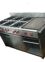 Comprar Cocinas Industrial 6 Hornilla Linea Pesada Acero