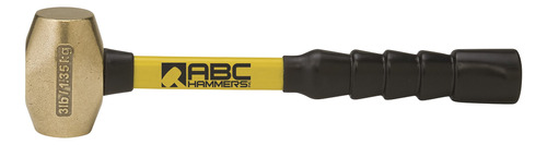 Abc Hammers Abc3bfb Martillo De Laton Con Mango De Fibra De 