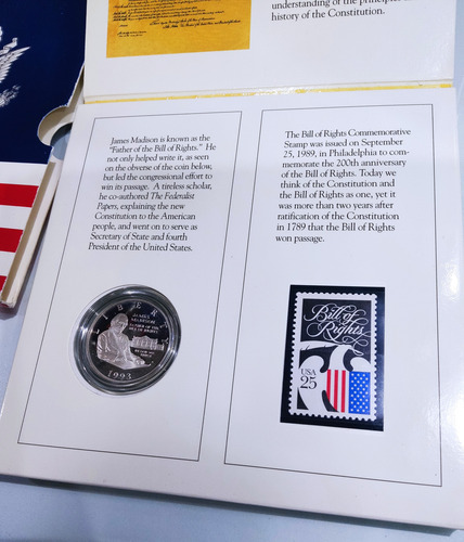 Encarte Moeda Usa Proof Half Dollar Prata .900 E Selo