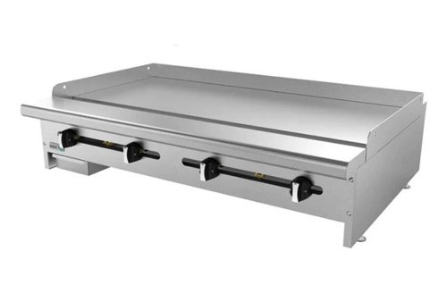 Plancha Lisa A Gas Con Placa De 3/4  Asber Aemg-48-h