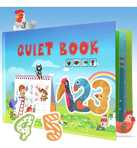 Libro Silencioso For Niños Pequeños, Diseño Interactivo Mon