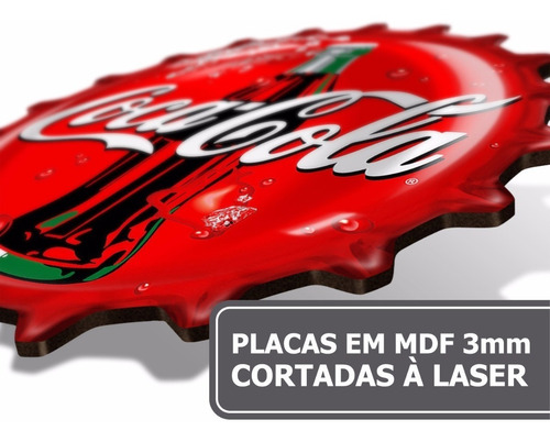 Imagem 5 de 7 de Placas Decorativas - Tampa De Garrafa - Tampinha - Mdf
