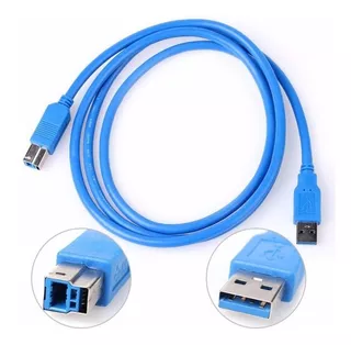 Cable Usb 3.0 Para Impresoras Escaner Discos Duros Externos