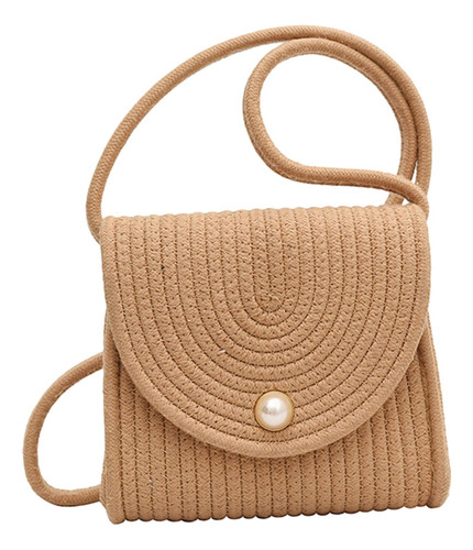 Bolso Bandolera Para Mujer, Playa De Verano, Bolso Caqui